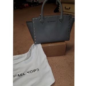 Michael Kors Selma studded satchel